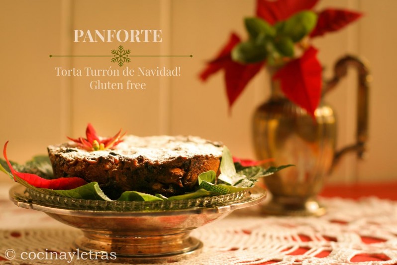 Panforte: Torta Turrón de Navidad! Gluten free.